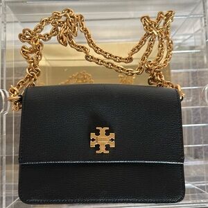 Tory Burch Black Leather Crossbody Bag